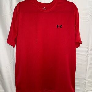 Under Armour Red Short Sleeve Performance Tee